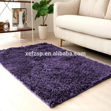 Soundproof washable polyester purple area rug